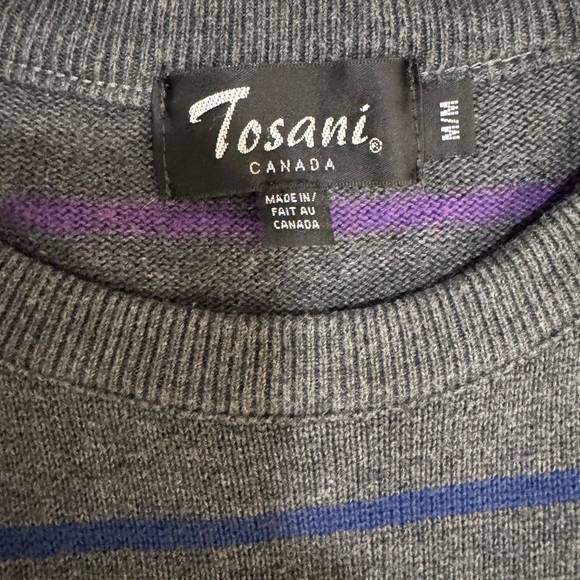 Coogi Style Tosani Sweater Vintage made in Canada Size M - Picture 4 of 4